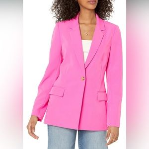 NEWT BARBIE Pink Blazer size Large, never worn.
